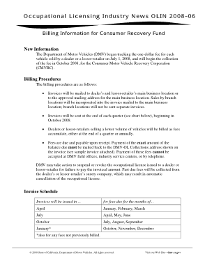 Vehicle Recovery Invoice Template