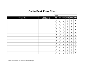 Cabin Peak Flowchart Template