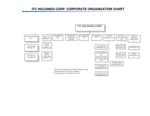 Holdings Corporate Organizational Chart Template