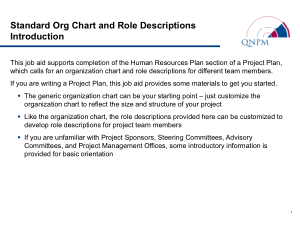 Free Download PDF Books, Standard Organization Chart For Project Powerpoint Template