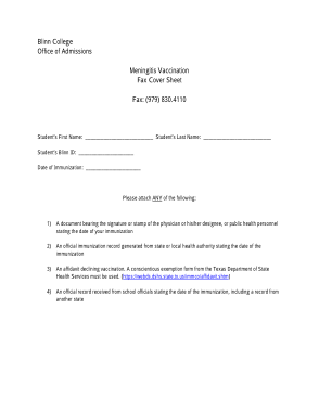Fax Cover Sheet For CV Free Template