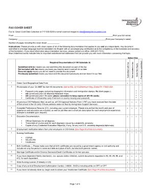 Professional Fax Cover Sheet For CV Template