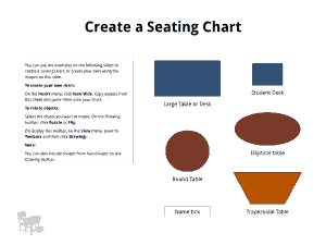 Free Printable Seating Chart Template