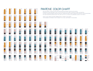 PMS Color Chart Template