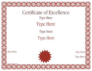printable outstanding student awards Template