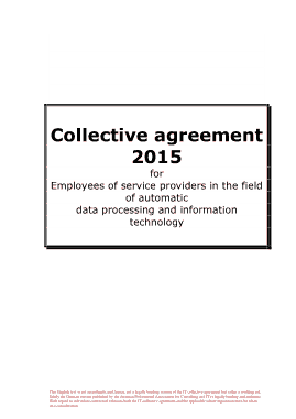 Free Download PDF Books, Collective Employment Agreement Template