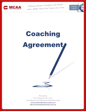 Life Coach Coaching Agreement Template