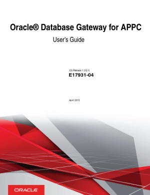 Oracle Database Gateway For Appc