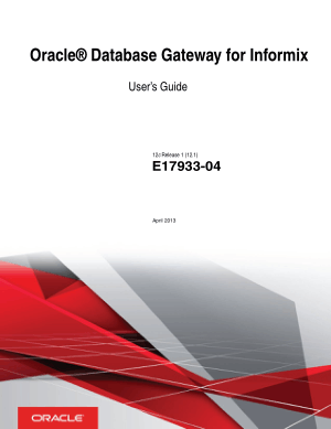 Oracle Database Gateway For Informix