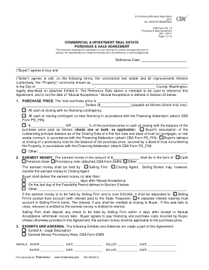 Commercial and Mutual Purchase and Sale Agreement Template
