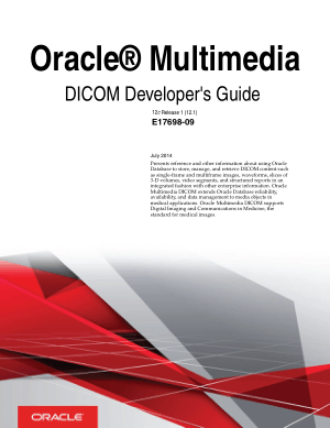 Oracle Multimedia Dicom Developers Guide