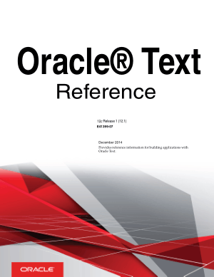 Oracle Text Reference