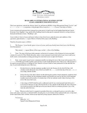 Basic Office Lease Agreement Template