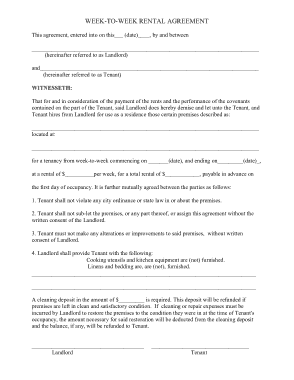 Rental Agreement Download In Pdf Template