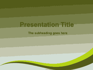 Dark Green Background PowerPoint Template