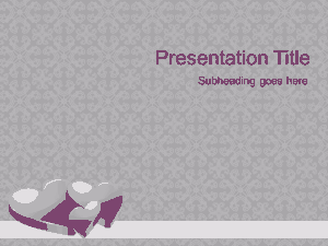 Heart Background PowerPoint Template