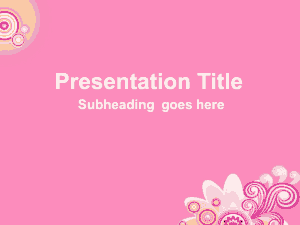 Rose Background PowerPoint Template