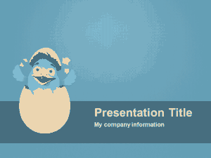 Twitter Background PowerPoint Sample Template