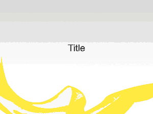 Yellow Background PowerPoint Template