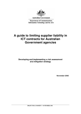 Free Download PDF Books, Supplier Liability Risk Assessment Template