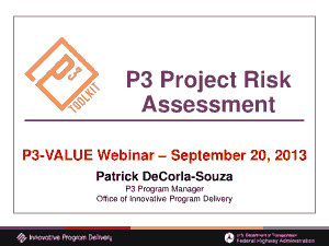 Free Download PDF Books, P3 Project Risk Assessment Template