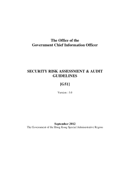 Security Risk Assessment and Audit Guidelines Template