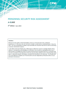 Security Risk Assessment Guide Template