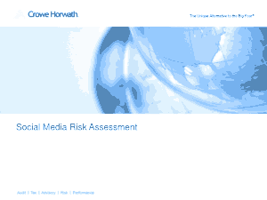 Social Media Risk Assessment Template