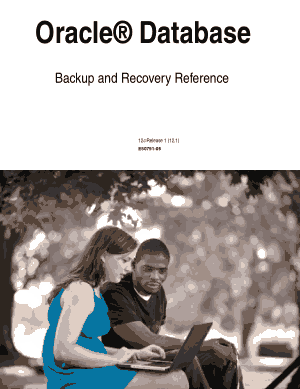 Oracle Database Backup And Recovery Reference