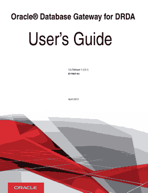 Oracle Database Gateway For Drda User Guide