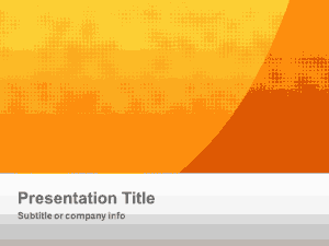 Orange Business PowerPoint Template