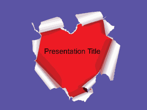 Free Download PDF Books, Love Frame PowerPoint Template