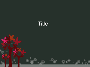 Trees PowerPoint Template
