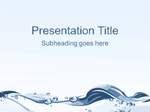 Water Conservation PowerPoint Template