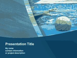 Water Polo PowerPoint Template