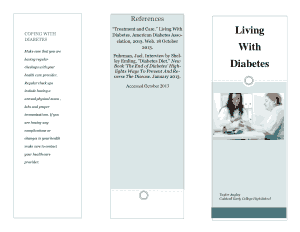 Free Download PDF Books, Diabetes Brochure Free Template