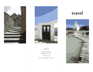 Travel Brochure Samples ppt Template