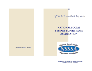 NSSSA Brochure Template