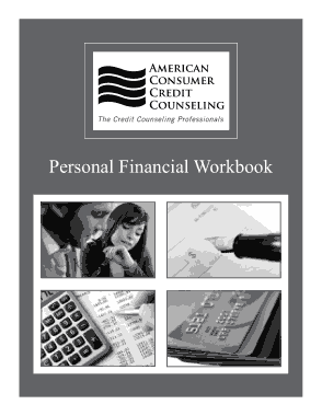 Personal Financial Workbook Template