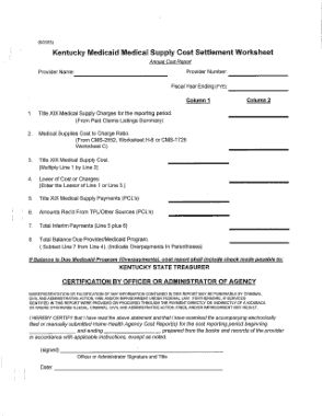 Free Download PDF Books, Medical Supply Cost Settlement Worksheet Template