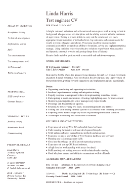 Simple Information Technology Resume Template