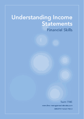 Analysis of Income Statement Template