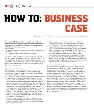 Business Case Study Analysis Template