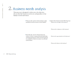 Business Needs Analysis Template