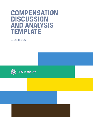 Compensation Discussion And Analysis Template