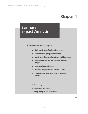 Critical Business Analysis Template
