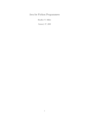 Java For Python Programmers