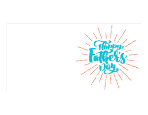 Hfd Blue Red Fathers Day Cards Template