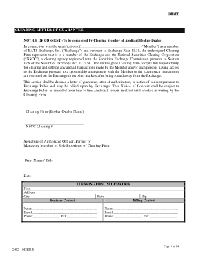 Free Download PDF Books, Clearing Guarantee Letter Template
