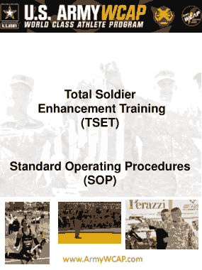 Army Training SOP Template